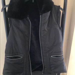 Reversible faux fur vest!